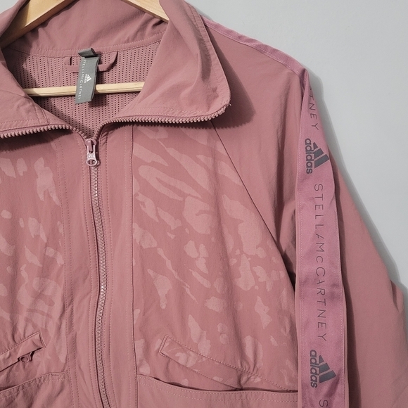 Adidas x Stella McCartney Performance Track Jacket in Blush Mauve - Picture 5 of 15